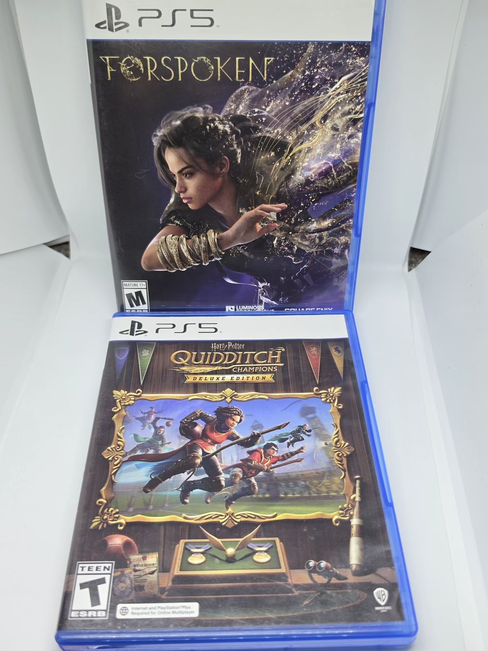 PlayStation 5 Forspoken & Harry Potter Quidditch Champions (Blue) - PS5 Bundle